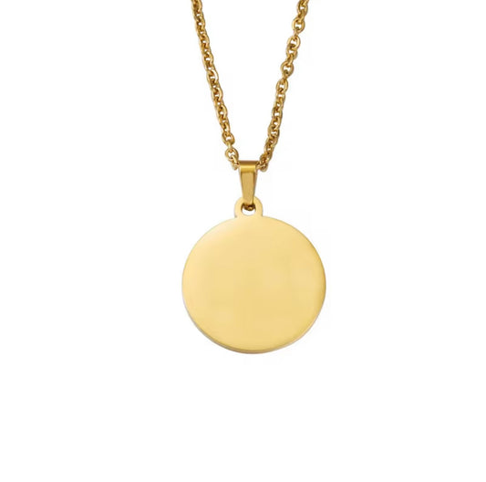 Round Pendant Necklace