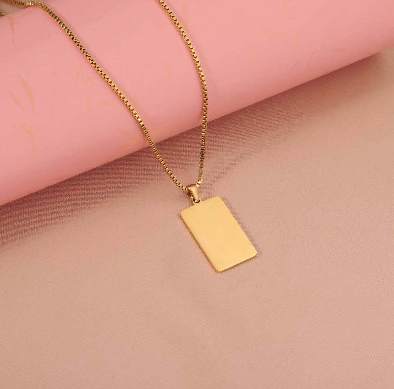 Geometric Pendant Necklace